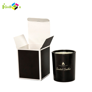 Custom Foldable Tealight Folding Paper Candle Soap Jar Holder Folding Kraft Gift <strong>Box</strong> <strong>Flat</strong> <strong>Packing</strong> Packaging Luxury Candle <strong>Box</strong> - Product Image 5