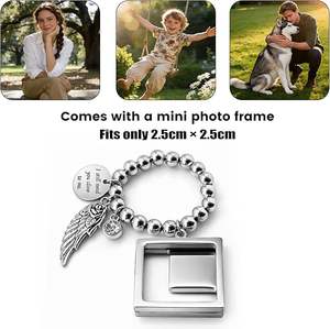 Urna Conmemorativa para Cenizas <span class=keywords><strong>de</strong></span> Mascotas con Marco para Foto, Pequeño Recuerdo Personalizado con Grabado, Decoración para el Duelo por la Pérdida - Product Image 5