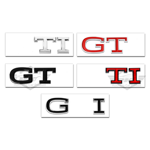 Nuovo Stile Emblema 3D in Metallo per <span class=keywords><strong>Auto</strong></span>, Adesivo Decorativo per Bagagliaio Posteriore per <span class=keywords><strong>Volkswagen</strong></span> GTI Golf Polo Touran Passat Jetta Tiguan GTD - Product Image 1