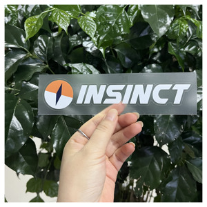 Pegatina de plástico PET gruesa resistente a los rayos UV logotipo personalizado impreso autoadhesivo vinilo transparente decorativo troquelado pegatina de ventana transparente - Product Image 3