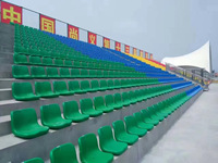 Sièges de tribune en HDPE pour stades