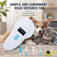 Lector de Etiquetas de Oreja para Ganado RFID ISO11784/5 FDX-B HDX, Lector de Microchip para Mascotas V8, Lector de Etiquetas de Oreja para Animales