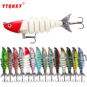 Leurre dur coulant multi-segments Cross Border Minnow 11cm 25.5g, appât artificiel pour la pêche au bar - Product Image 2