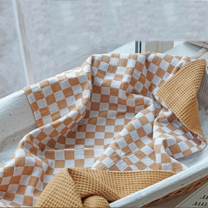 Manta de Muselina de Algodón Personalizada para Bebés, Manta Suave para Cuna, Cochecito y Cama, Mantas Envolventes para Recién Nacidos para Bordar - Product Image 3