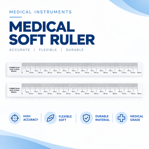Règle médicale souple jetable 12 cm 20 cm, règle de mesure chirurgicale pour laparoscopie, mesure précise - Product Image 1