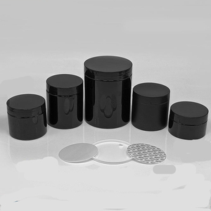 Hộp Đựng Mỹ Phẩm Kem Mỹ Phẩm Màu Đen 100Ml 120Ml 150Ml 200Ml 250Ml 300Ml 500Ml 8Oz Bằng Nhựa PET - Product Image 2