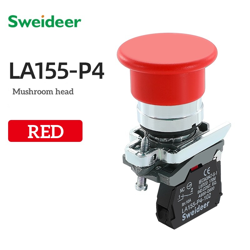 1NC Mushroom rotary switch