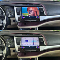 Radio con pantalla táctil de 12.6 pulgadas, Android 13, GPS, navegación, CarPlay para Toyota Highlander 2015-2021, unidad principal.