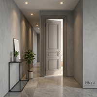 Porte en bois à panneaux surélevés sur mesure pour armoire, placard, cadre de porte complet, rénovation de toute la maison, porte en bois pour villa