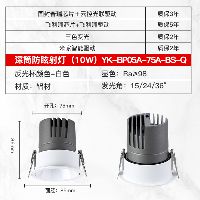 Chip Puri de 3500K + controlador de corriente constante