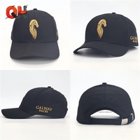 Casquettes de baseball personnalisées OEM avec lettres brodées en 3D, couleur unie et fermeture snapback réglable