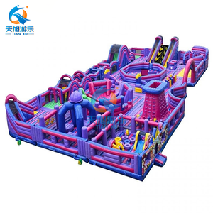 Thương mại Tùy chỉnh khổng lồ PVC <span class=keywords><strong>Inflatable</strong></span> công viên chủ đề cho trẻ em và người lớn ngoài trời công viên giải trí với Blower - Product Image 5