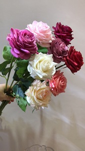 Rose artificielle W-A0019 au toucher réel, rose artificielle de haute qualité, rose artificielle Alice, rose artificielle <span class=keywords><strong>Louis</strong></span> pour la décoration de mariage - Product Image 5