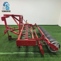Herse d'arène robuste pour le nivellement des surfaces des installations équestres, niveleur d'arène équestre, tondeuse professionnelle pour le sol