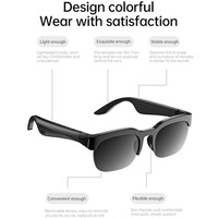 Lunettes intelligentes XG89 pour hommes et femmes, sans fil, avec microphone intégré, haut-parleurs, assistant vocal tactile, traducteur intelligent IA, lunettes de soleil