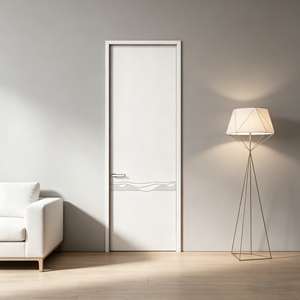 Porte d'entrée en bois au design épuré, sans cadre, <span class=keywords><strong>invisible</strong></span>, pour une intimité accrue, idéale pour maison et villa - Product Image 2