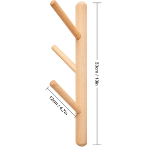 Le support détachable de manteau et de <span class=keywords><strong>chapeau</strong></span> de branche d'artisanat de conception moderne est pour accrocher tous les articles quotidiens comprenant des vestes, hauts - Product Image 2