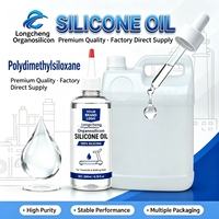 Huile de silicone PDMS à faible viscosité 50CST, noir de carbone, fluide diméthylique haute pureté 99,9% de marque LC pour la finition textile