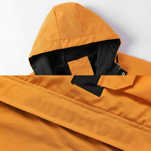 Chaquetas cortavientos personalizadas para hombre, prendas ligeras e impermeables, abrigo de poliéster transpirable para deportes al aire libre y ropa informal - Product Image 1