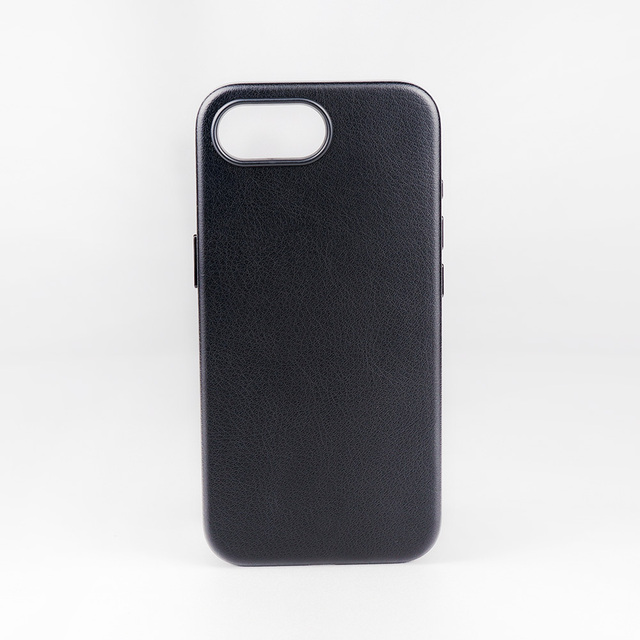 Low MOQ Customizable Strong Magnetic Metal Buttons Pu Leather Phone case for iPhone 16e
