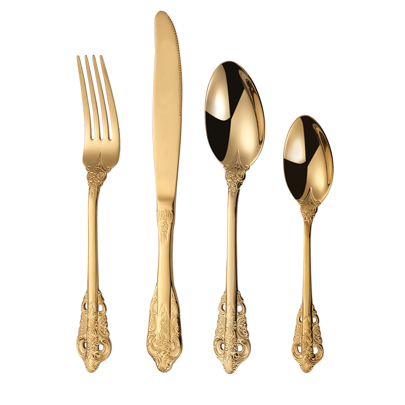 Colore oro: set da 4 pezzi