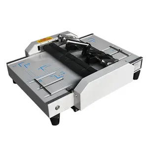 ZY-2 A3 size desktop notebook Booklet Maker machine /paper notebook making machine/ stapling folding machine