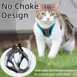 Bestseller super leicht wenig bequem langlebig kein Zug schritt in Hunde geschirr Set - Product Image 5