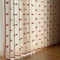 Rideau Brodé Personnalisé, Motif Cheval Porte-Bonheur 2026 Nouveau Rideau Occultant pour Chambre d'Enfants Garçons Filles, Rideau de Fenêtre Voilage
