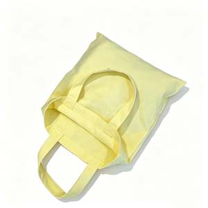 Sacs fourre-tout en toile personnalisés avec impression de lettres, vente en gros, style simple, sacs de shopping promotionnels en toile de coton - Product Image 2