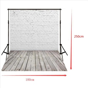 4 <span class=keywords><strong>dimensioni</strong></span> bianco muro di mattoni modello in vinile tessuto Studio sfondi <span class=keywords><strong>foto</strong></span> sfondo sfondo - Product Image 5