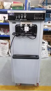 3種類のフレーバーに対応したステンレス製ジェラートマシン、220V/110V対応、業務用ソフトクリームマシン、フルーツ＆ナッツ入り、輸出向け - Product Image 4