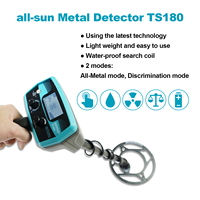 ALLOSUN Pabrik Langsung Detektor Logam Detektor Genggam Logam untuk Dewasa Kedalaman Deteksi 11.8'', 2 Mode, Layar LCD