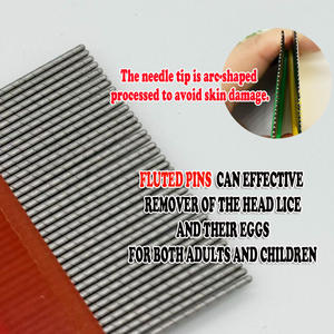 Terminator, precio barato, uso duradero, producto <span class=keywords><strong>para</strong></span> mascotas, dientes de acero inoxidable, herramienta <span class=keywords><strong>para</strong></span> eliminar piojos <span class=keywords><strong>para</strong></span> niños, peine antipulgas - Product Image 2