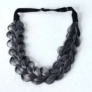 HB40069 Twist Braid Custom Wide Edge <strong>Headband</strong> Fashion <strong>Black</strong> <strong>White</strong> Girl Hair Accessories Brown Large Korea Simple Sweet Hair Tie - Product Image 1