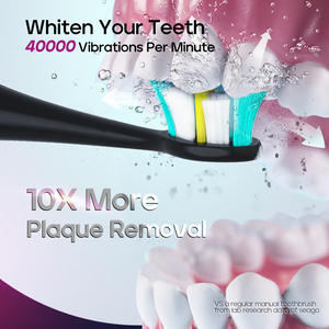 Cepillo de dientes eléctrico Seago recargable tipo C IPX7 con 30 días de duración de batería y 5 modos de cepillado - Product Image 2