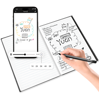Cuaderno Inteligente de Cuero con Hilo Premium, Páginas Impresas Digitalmente y Sincronización con la Aplicación Smartpen