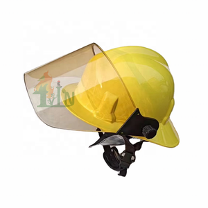 خوذة إطفاء من النوع LVIN Firedex مع واقي 6 بوصات خوذة طويلة لمكافحة الحرائق لرجال الإطفاء - Product Image 2