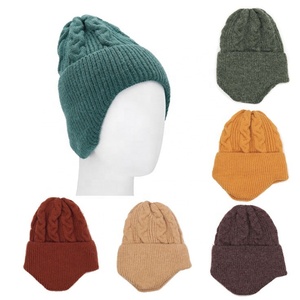 Gorro de Invierno con Protección para los Oídos, Gorro de Punto Clásico con Orejeras, Elegante y Suave para Hombre y Mujer - Product Image 1