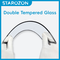 STAROZON 2 en 1 OCA Glass para Ipad MINI 4 5 6 Air 2 3 PRO 11 pulgadas 12,9 reemplazo de pantalla de vidrio exterior para Ipad Tablet
