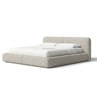 FERLY Cadre de lit de rangement moderne de luxe en velours, taille King, avec système de levage hydraulique, lit double, couleurs personnalisables, sur mesure pour chambre de villa
