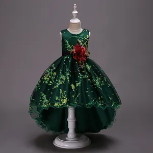 Vestido de princesas chidren, vestidos para meninas 8 anos 2153