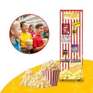 Distributeurs automatiques de pop-corn à 2 saveurs en métal pour usage commercial cinéma avec SDK - Product Image 1
