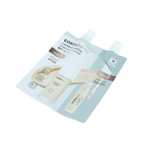 Pochette à double bec de forme spéciale pour cosmétiques Sachet de papier d'aluminium pochette à bec de <span class=keywords><strong>gel</strong></span> d'<span class=keywords><strong>aloe</strong></span> <span class=keywords><strong>vera</strong></span> sac d'emballage de maquillage de crème pour le visage - Product Image 3