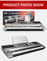 Factory Direct MK-935 61-Keys Music Electronic Digital Piano Keyboard with 102 Demo Songs and LCD Electronic Organ