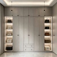 Armoire avec coiffeuse, meuble de rangement en bois pour vêtements, dressing moderne, armoire penderie