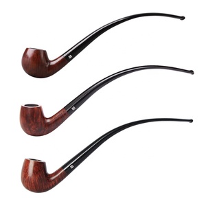 Bocchino per pipa da fumo in acrilico personalizzato all'ingrosso, stile Churchwarden/Gandalf - Product Image 2