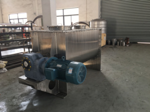 Thép không gỉ Ribbon Máy xay sinh tố Mixer sưởi ấm làm mát Áo khoác điều khiển nhiệt độ hộp Số động cơ cho hóa chất lớp phủ vòng bi - Product Image 6