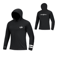 DIVESTAR Grosir Rash Guard Lengan Panjang Berlogo Kustom, Cepat Kering, Bernapas, Perlindungan UV UPF50+, untuk Diving, Berenang, Surfing