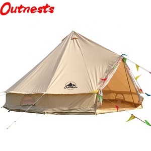 Tente d'extérieur en toile sipper beige, 5m, - Product Image 2