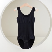Vêtement sculptant une pièce sans couture pour femme, effet ventre plat et lifting des fesses, en Spandex/Nylon, ajusté et amincissant, avec tissu en Nylon